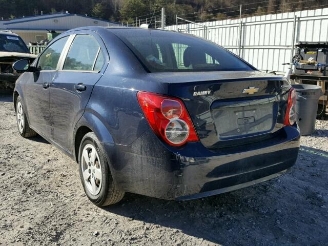 1G1JA5SH1F4138075 - 2015 CHEVROLET SONIC LS 蓝色 照片 3