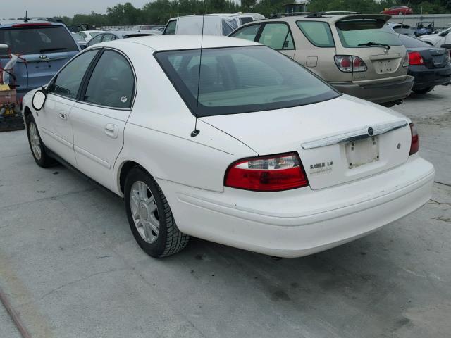 1MEFM55S75A617899 - 2005 MERCURY SABLE LS P WHITE photo 3