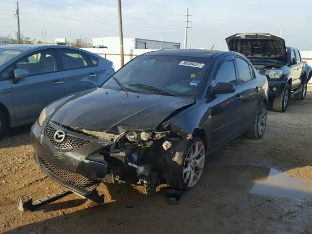 JM1BK12F361525731 - 2006 MAZDA 3 I BLACK photo 2