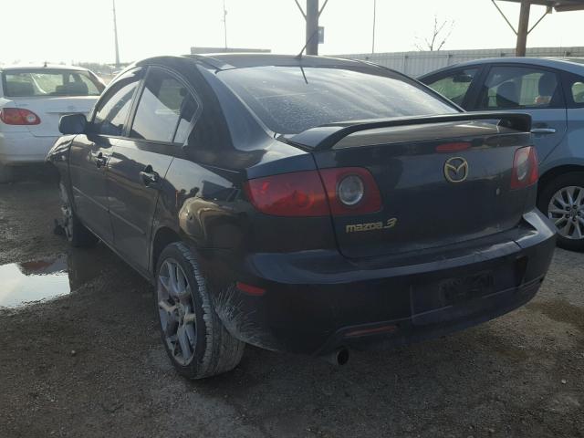 JM1BK12F361525731 - 2006 MAZDA 3 I BLACK photo 3