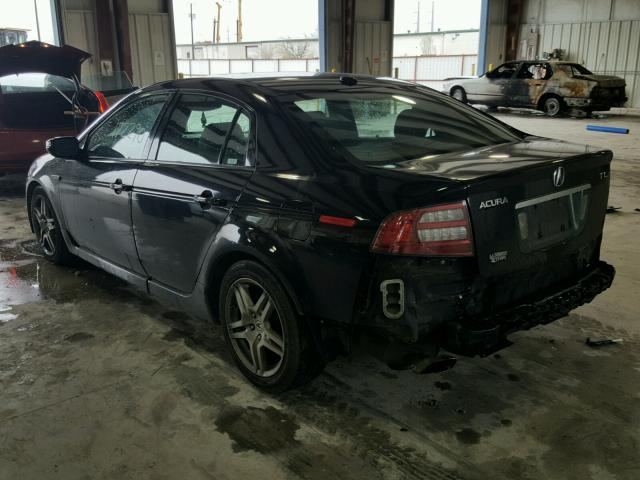 19UUA662X7A044068 - 2007 ACURA TL BLACK photo 3