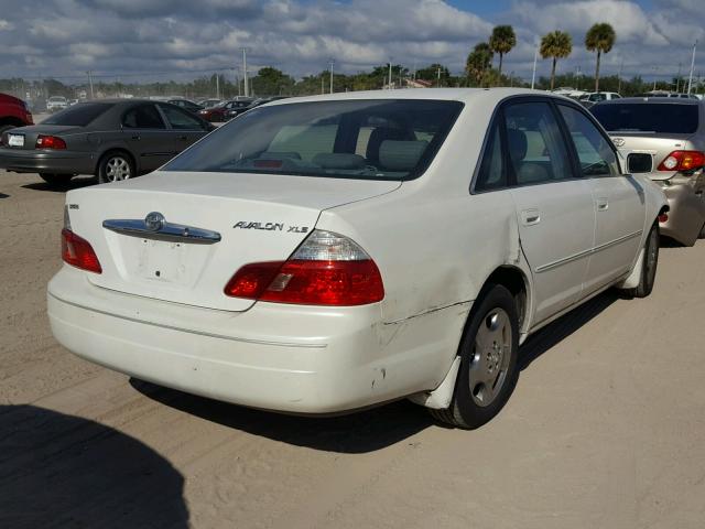 4T1BF28B04U358749 - 2004 TOYOTA AVALON XL WHITE photo 4