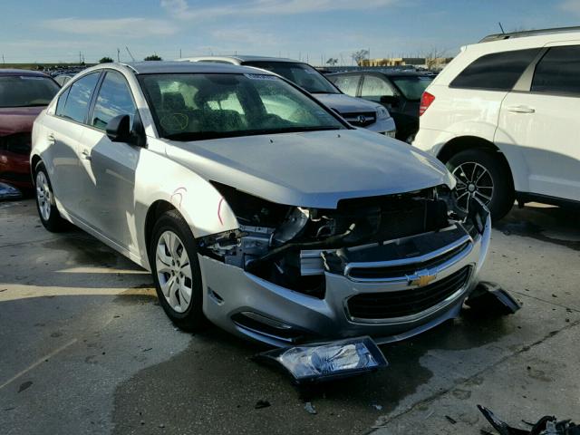 1G1PA5SH8F7134758 - 2015 CHEVROLET CRUZE LS SILVER photo 1