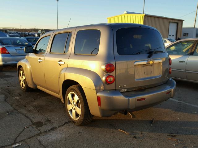 3GNDA13D67S557279 - 2007 CHEVROLET HHR LS GRAY photo 3