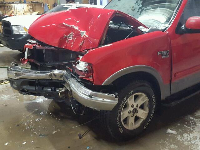 2FTRX18L23CA06032 - 2003 FORD F150 Կարմիր լուսանկար 9