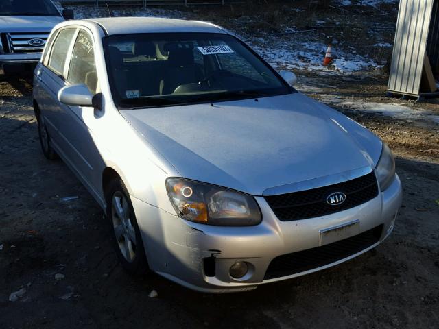 KNAFE161185010016 - 2008 KIA SPECTRA5 5 SILVER photo 9