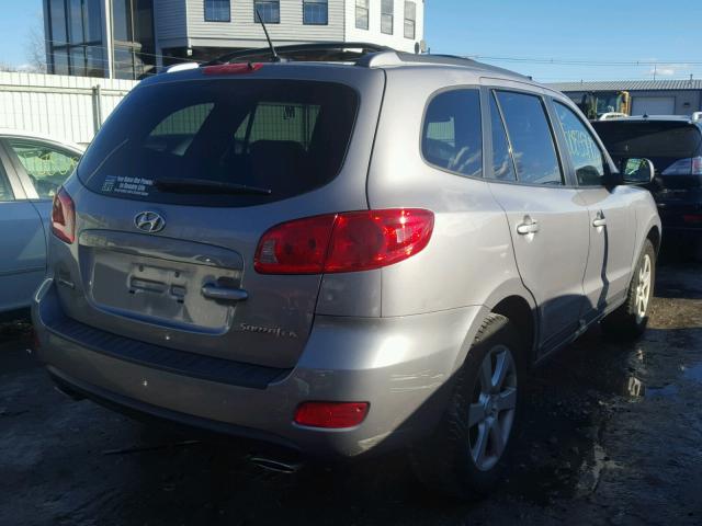 5NMSH13E67H074824 - 2007 HYUNDAI SANTA FE S GRAY photo 4