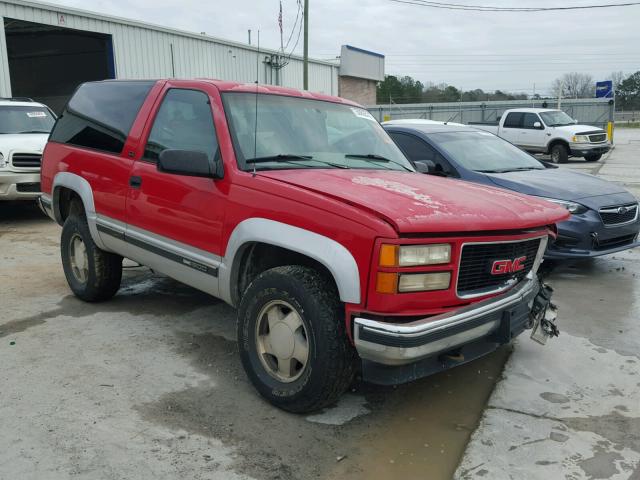 1GKEK18K7SJ726953 - 1995 GMC YUKON RED photo 1