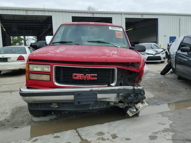 1GKEK18K7SJ726953 - 1995 GMC YUKON RED photo 10