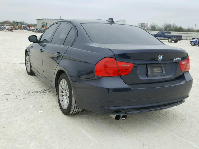 WBAPH73579E127428 - 2009 BMW 328 I BLUE photo 3