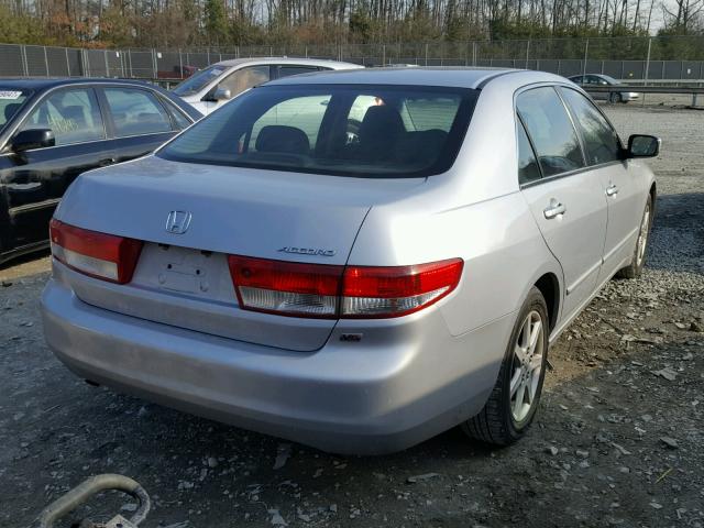 1HGCM66503A055779 - 2003 HONDA ACCORD EX SILVER photo 4