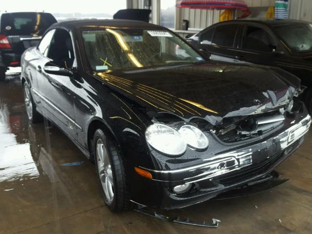 WDBTK56F78F243358 - 2008 MERCEDES-BENZ CLK 350 BLACK photo 1