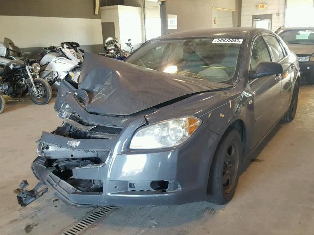 1G1ZG57B58F160013 - 2008 CHEVROLET MALIBU LS GRAY photo 2