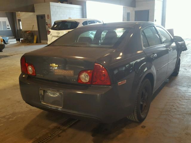 1G1ZG57B58F160013 - 2008 CHEVROLET MALIBU LS GRAY photo 4