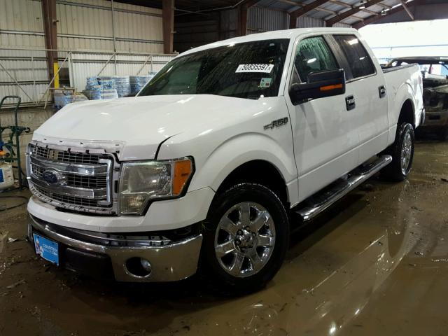 1FTFW1CFXEKF01827 - 2014 FORD F150 SUPER WHITE photo 2