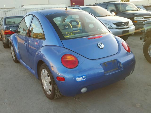 3VWCC21C7XM423204 - 1999 VOLKSWAGEN NEW BEETLE ლურჯი ფოტო 3