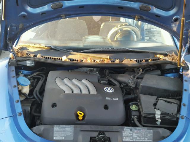 3VWCC21C7XM423204 - 1999 VOLKSWAGEN NEW BEETLE ლურჯი ფოტო 7