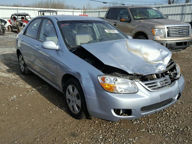 KNAFE122075430282 - 2007 KIA SPECTRA EX BLUE photo 1