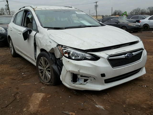 4S3GTAB66H3717610 - 2017 SUBARU IMPREZA PR WHITE photo 1