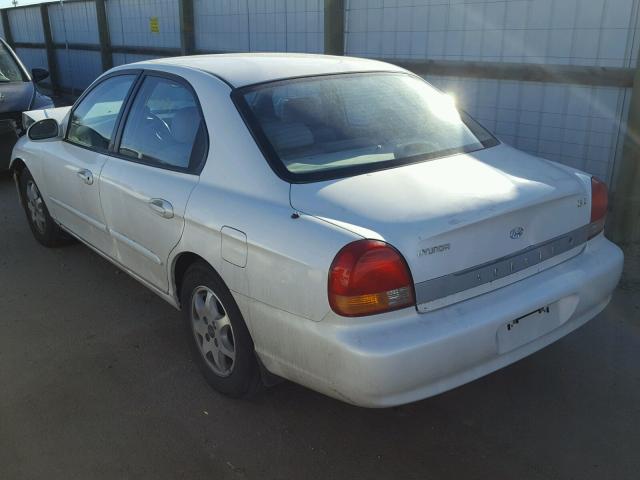 KMHWF35V1YA161697 - 2000 HYUNDAI SONATA GLS WHITE photo 3