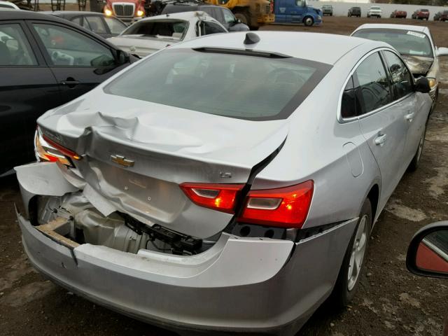 1G1ZB5ST8GF359361 - 2016 CHEVROLET MALIBU LS SILVER photo 4