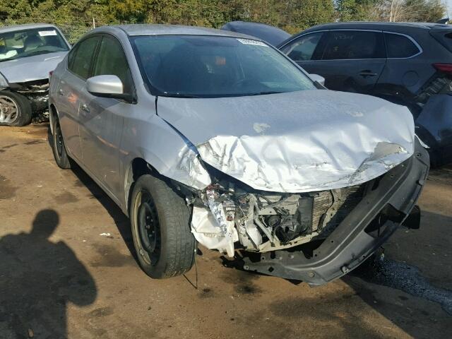 3N1AB7AP0EL671006 - 2014 NISSAN SENTRA S SILVER photo 1