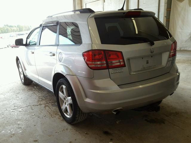 3D4PG5FV2AT191289 - 2010 DODGE JOURNEY SX SILVER photo 3