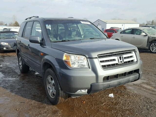 5FNYF28478B025706 - 2008 HONDA PILOT EX GRAY photo 1