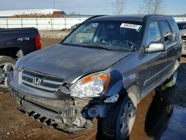 SHSRD78986U405291 - 2006 HONDA CR-V SE GRAY photo 2