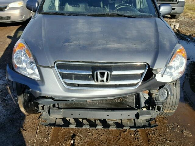 SHSRD78986U405291 - 2006 HONDA CR-V SE GRAY photo 9