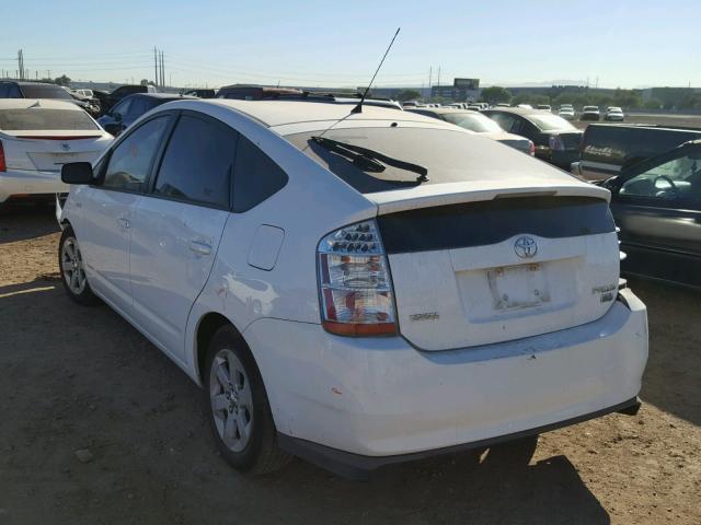 JTDKB20U593543681 - 2009 TOYOTA PRIUS WHITE photo 3