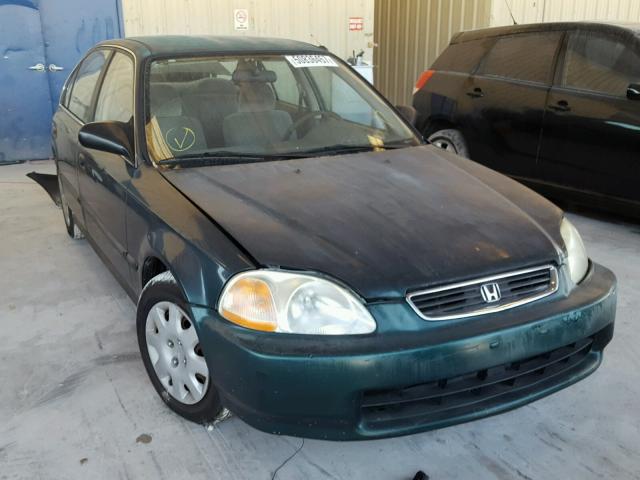 1HGEJ6675WL004726 - 1998 HONDA CIVIC LX GREEN photo 1