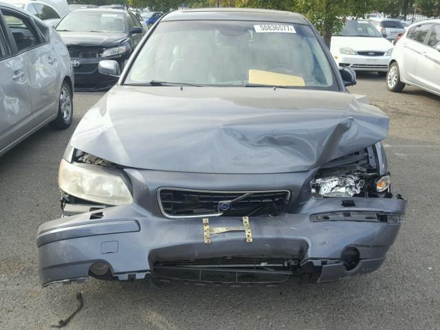 YV1RH592162544418 - 2006 VOLVO S60 2.5T GRAY photo 9