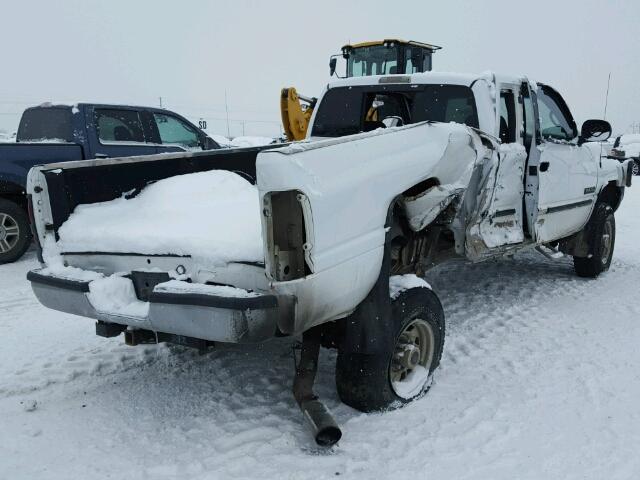 1B7KF2366XJ503474 - 1999 DODGE RAM 2500 WHITE photo 4