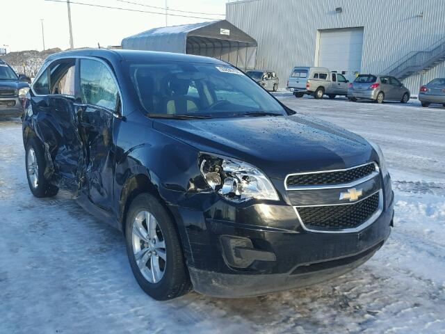 2CNFLCEWXA6407781 - 2010 CHEVROLET EQUINOX LS BLACK photo 1