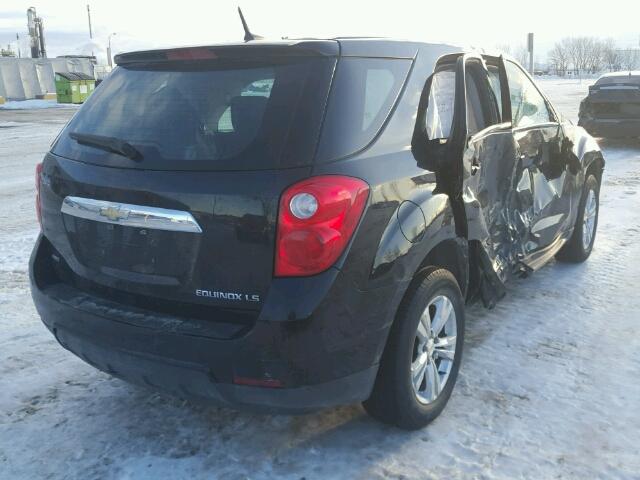 2CNFLCEWXA6407781 - 2010 CHEVROLET EQUINOX LS BLACK photo 4