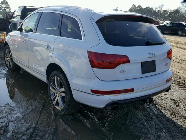 WA1LGAFE2ED015661 - 2014 AUDI Q7 PREMIUM WHITE photo 3