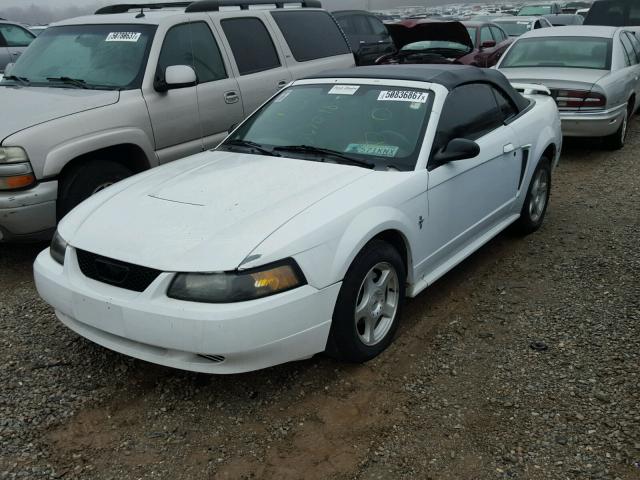 1FAFP444X3F367098 - 2003 FORD MUSTANG WHITE photo 2