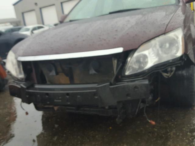 4T1BK36B47U239580 - 2007 TOYOTA AVALON XL BURGUNDY photo 9