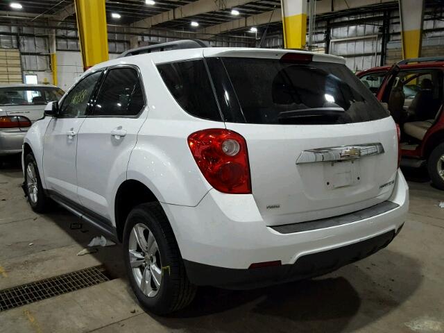 2GNFLEEK7C6165345 - 2012 CHEVROLET EQUINOX LT WHITE photo 3