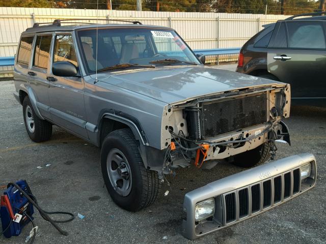 1J4FT48S61L567984 - 2001 JEEP CHEROKEE S GRAY photo 1