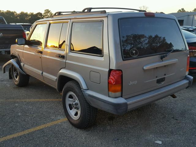 1J4FT48S61L567984 - 2001 JEEP CHEROKEE S GRAY photo 3