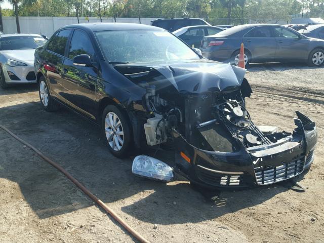 3VWRX7AJ6AM114096 - 2010 VOLKSWAGEN JETTA SE BLACK photo 1