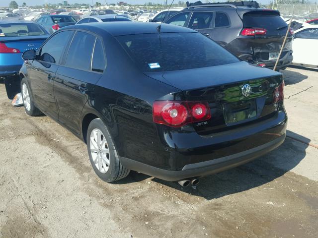 3VWRX7AJ6AM114096 - 2010 VOLKSWAGEN JETTA SE 黑色 照片 3