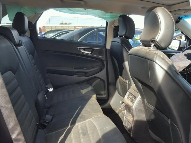 2FMPK3J84FBB55863 - 2015 FORD EDGE SEL SILVER photo 6