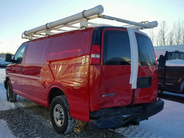 1GCZGTCA0E1132492 - 2014 CHEVROLET EXPRESS G3 RED photo 3