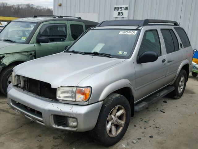 JN8DR09Y03W814221 - 2003 NISSAN PATHFINDER SILVER photo 2