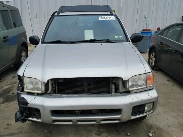 JN8DR09Y03W814221 - 2003 NISSAN PATHFINDER SILVER photo 9