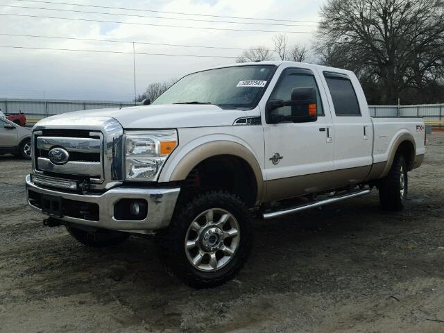 1FT7W2BT4BEA21701 - 2011 FORD F250 SUPER TWO TONE photo 2