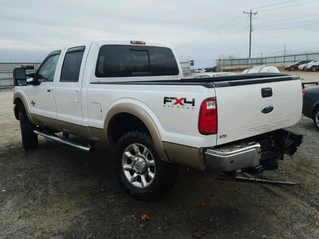 1FT7W2BT4BEA21701 - 2011 FORD F250 SUPER TWO TONE photo 3